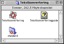 Indholdet af mappen med programmet